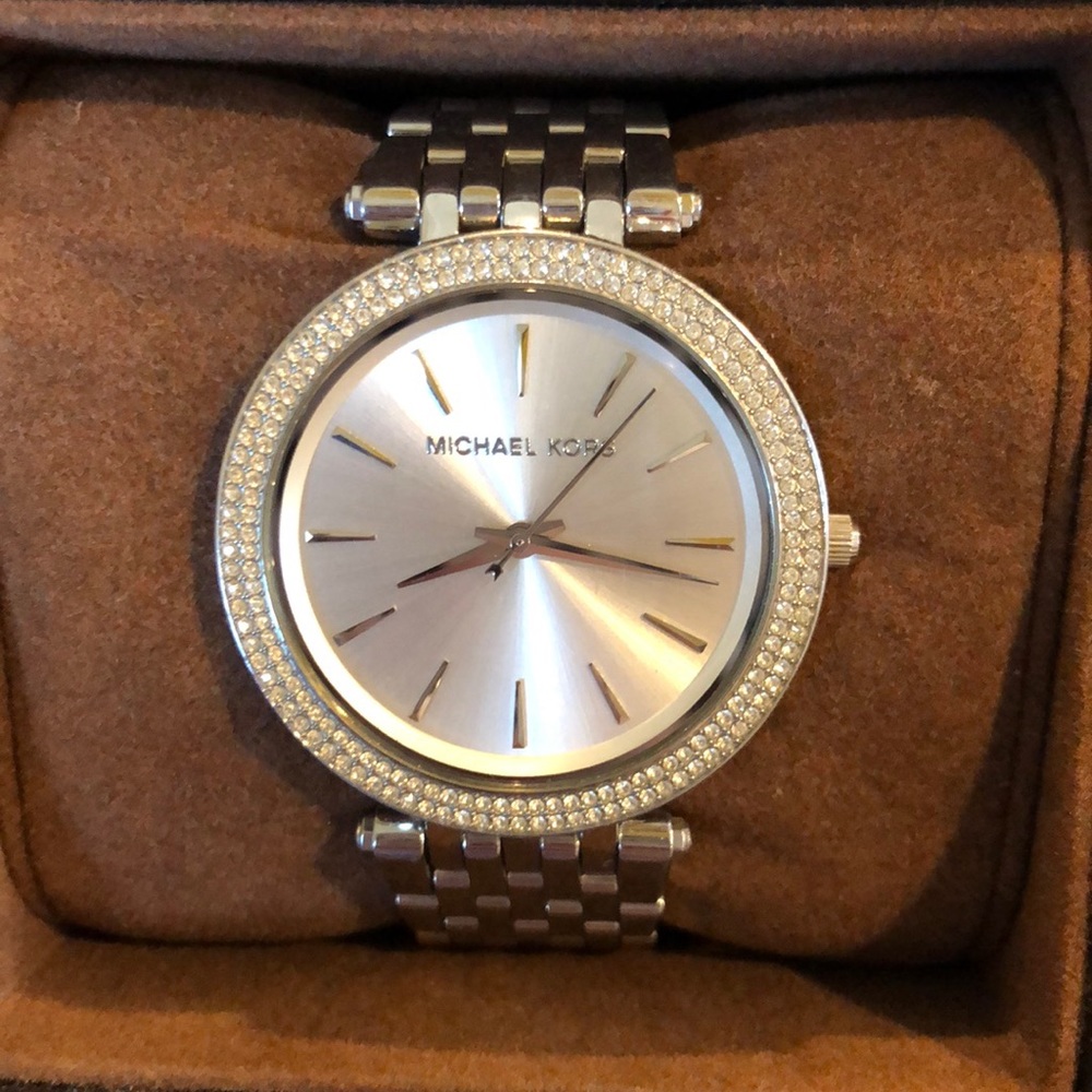 Michael Kors Parker Glitz Bezel Ladies Watch